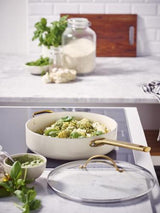 GreenPan Padova PFAS Free Saute Pan 28cm/3.6L Cream