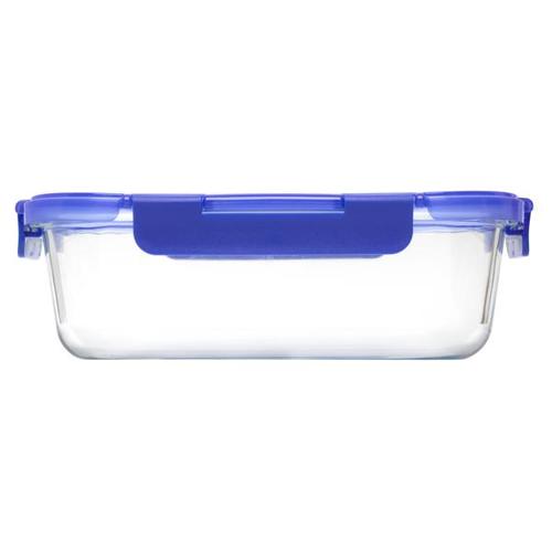 Pyrex Lock N Store Rectangle Container with Blue Lid  1.52L