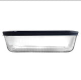 Pyrex Simply Store 6 Cup Rectangle Blue Lid