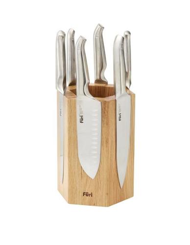 Furi Magnetic Hexagonal Knife Block Set 7 Piece