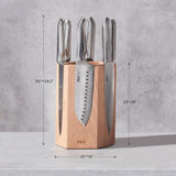 Furi Magnetic Hexagonal Knife Block Set 7 Piece