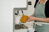 Brew Milk Frothing Jug S/S 600ml Powder Coat Orange