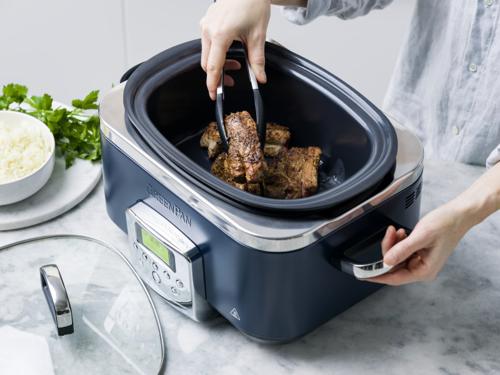 GreenPan Slow Cooker 6L PFAS Free - Oxford Blue