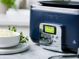 GreenPan Slow Cooker 6L PFAS Free - Oxford Blue
