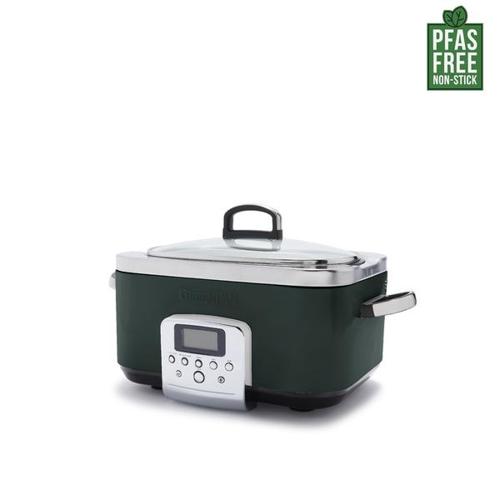 GreenPan Slow Cooker 6L PFAS Free - Pine Green