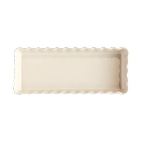 Emile Henry Slim Rectangular Tart Dish - Clay