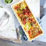 Emile Henry Slim Rectangular Tart Dish - Flour