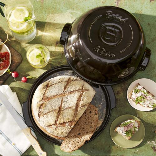 Emile Henry Round Bread Baker - Burgundy