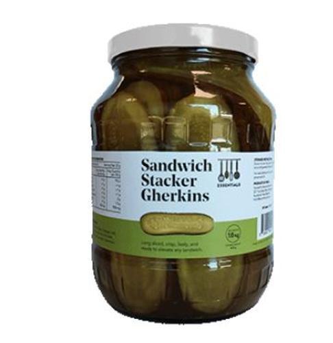 Gherkins Sandwich Stackers 1.6kg - Essentials