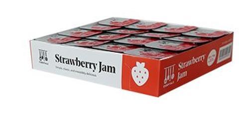 Jam Strawberry Pcu Pack of 48 - Essentials