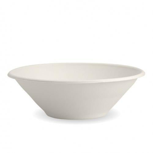 Bowls Biocane White 32oz Pack of 50 - Biopak