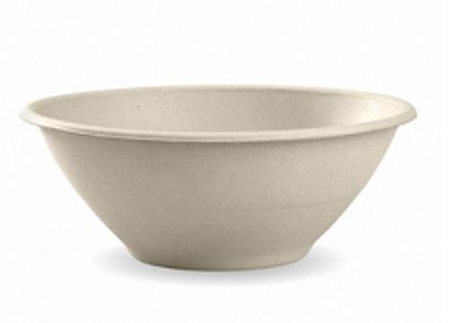 Bowls Biocane Natural 40oz Pack of 50 - Biopak