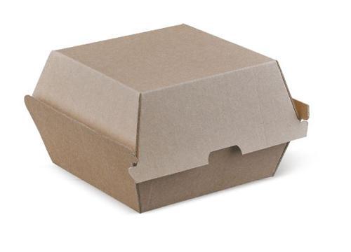 Clams Burger 105x102x83mm Kraft Pack of 250 - Detpak