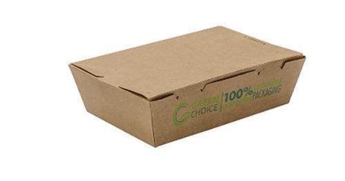 Boxes Takeaway PLA Kraft Small Pack of 50 - Green Choice