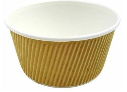 Bowls Corrugated Plain Brown 520ml Pack of 25 - Green Planet