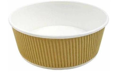 Bowls Paper Corrugated Brown 720ml Pack of 25 - Green Planet
