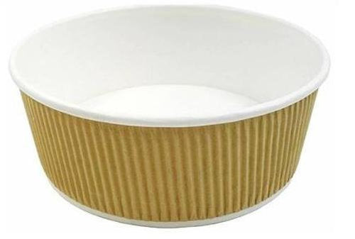 Bowls Corrugated Plain Brown 1090ml Pack of 25 - Green Planet