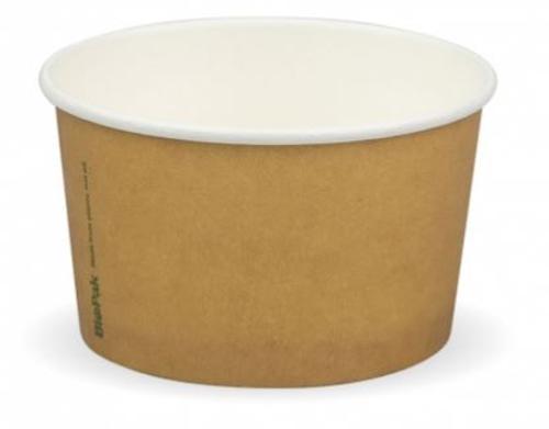 Cups Ice Cream Paper Kraft 240ml Pack of 50 - Biopak