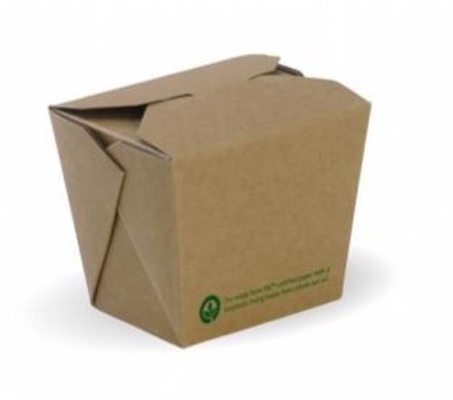 Boxes Noodle 60x45x65mm Kraft 8oz Pack of 50 - Biopak