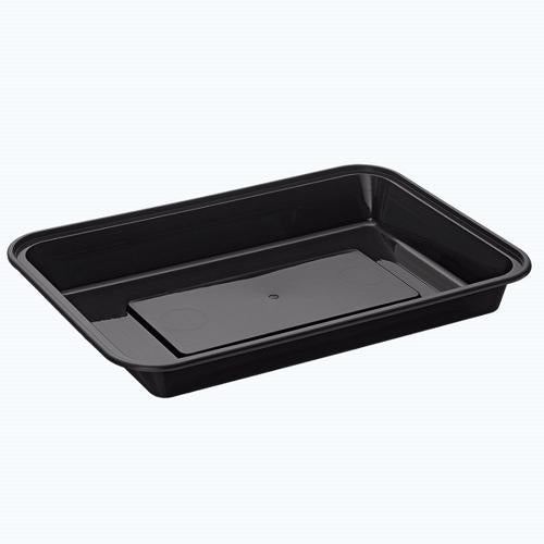 Food Container Rectangular Black 700ml Pack of 100 - Bonson
