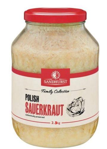 Sauerkraut White Cabbage 2.3kg - Sandhurst