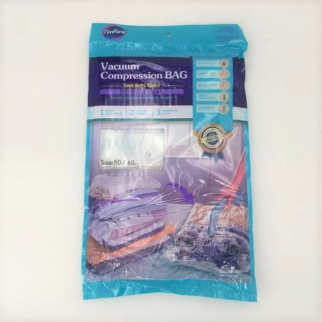 Vacuum Compression Bags set of 12, 50 x 60cm, durable storage solution for clothes, bedding, and organizing space efficiently.