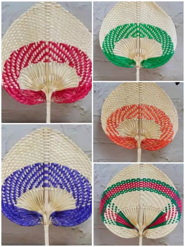 Straw Fan - 30 x 40CM (Set of 12 Assorted)