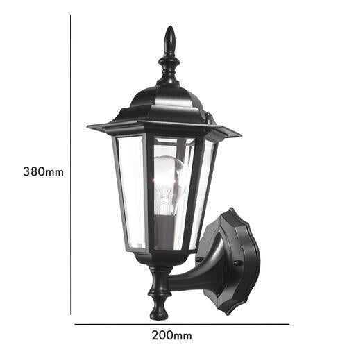 Mercator Tilbury Exterior Light 60 Watt Black