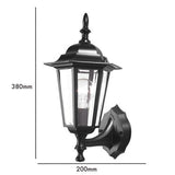 Mercator Tilbury Exterior Light 60 Watt Black