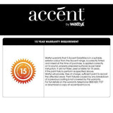Accent Semi-Gloss Exterior Paint 1L White