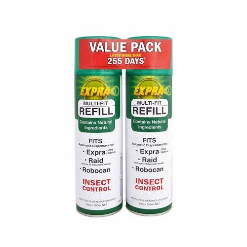 Insect Control Multi-Fit Refills 305g 2 Pack - Expra