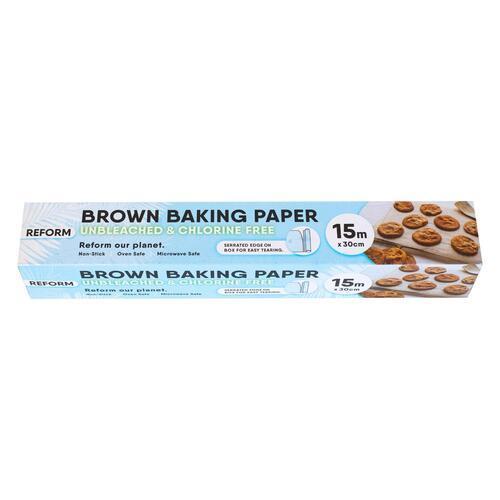 Reform Unbleached Chlorine Free Brown Baking Paper