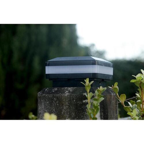 Vectral Solar Post Cap 300 Lumens Black