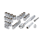 DeWALT 1/4 & 3/8 Drive Metric/SAE Socket Set 34 Piece