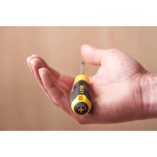 Stanley Cushion Slotted Screwdriver #1 X 75mm