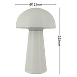 Nouveau Portobella LED Table Lamp MTBL062WHT