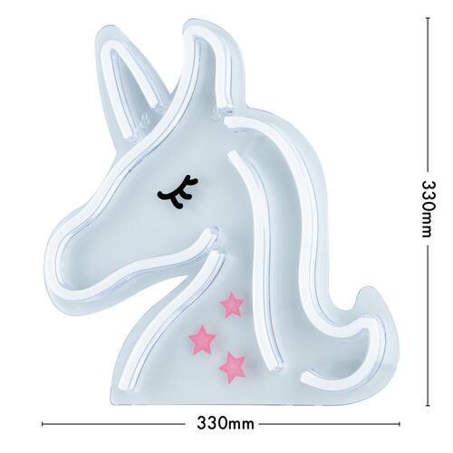 Mercator Unicorn Neon Night Light