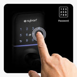 Sylvan Electronic Smart Lever Handle Black Finish