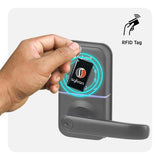 Sylvan Electronic Smart Lever Handle Black Finish