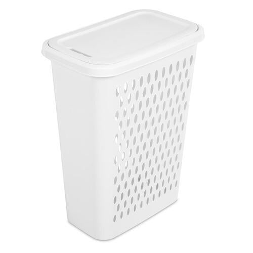 Sterilite Slim Laundry Hamper White
