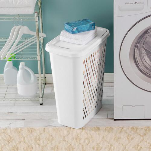 Sterilite Slim Laundry Hamper White