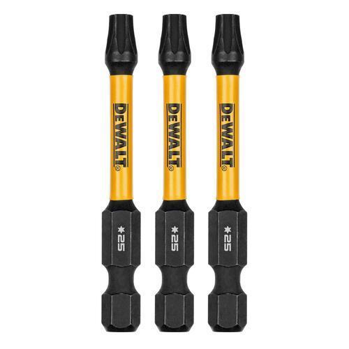 DeWALT Elite 57mm T25 TORX Screwdriver Bit 3 Pack of 3