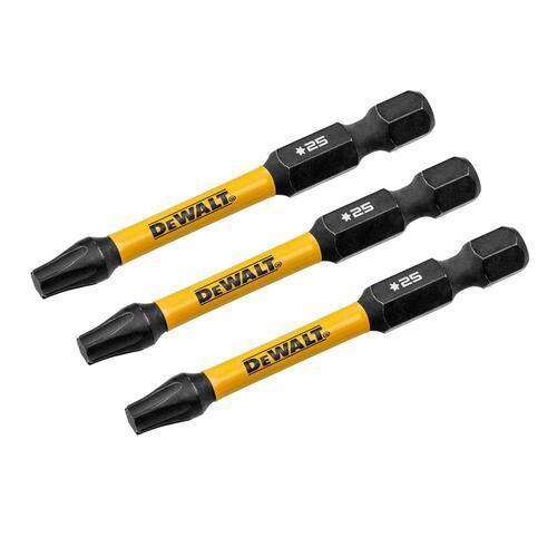 DeWALT Elite 57mm T25 TORX Screwdriver Bit 3 Pack of 3