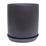 Bloom Indoor Adelle Pot And Saucer 6cm Black