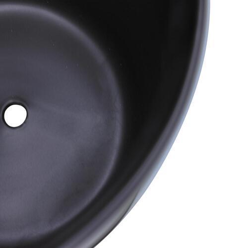 Bloom Indoor Adelle Pot And Saucer 6cm Black