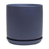 Bloom Indoor Adelle Pot And Saucer 18cm Blue