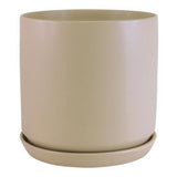 Bloom Indoor Adelle Pot And Saucer 12cm Taupe