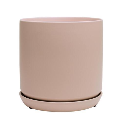 Bloom Indoor Adelle Pot And Saucer 12cm Blush