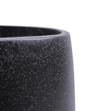 STONELEIGH & ROBERSON Tulip Round Terrazzo Pot L Black