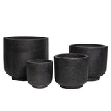 STONELEIGH & ROBERSON Cup Terrazzo Pot M Black